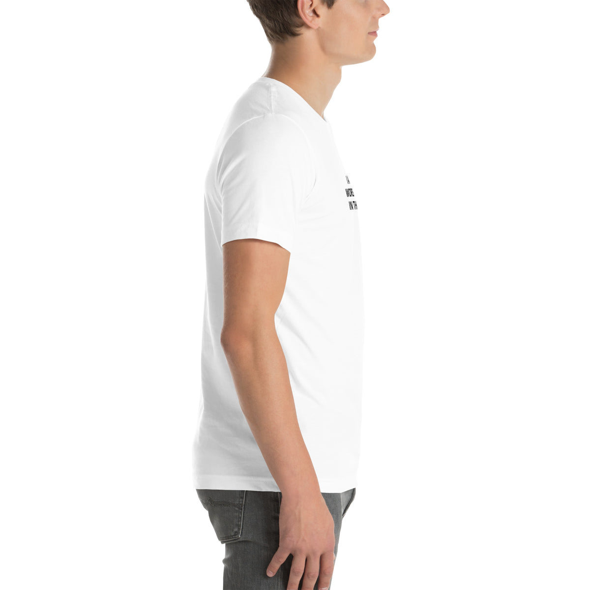Right view of I Am the Worst Thing in This Cart — Tee